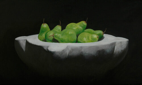 118. bowl with pears
